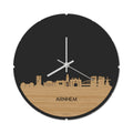 Skyline Klok Rond Arnhem Bamboe
