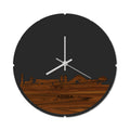 Skyline Klok Rond Aruba Palissander