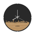 Skyline Klok Rond Assen Bamboe
