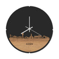 Skyline Klok Rond Assen Eiken