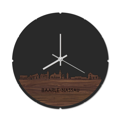 Skyline Clock Round Baarle-Nassau Nuts
