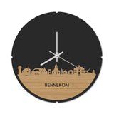 Skyline Klok Rond Bennekom Bamboe