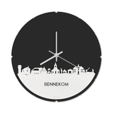 Skyline Klok Rond Bennekom Wit Glanzend