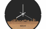 Skyline Klok Rond Berlijn Eiken