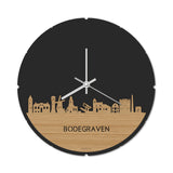 Skyline Klok Rond Bodegraven Bamboe