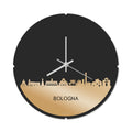 Skyline Klok Rond Bologna Goud Metallic