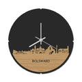 Skyline Klok Rond Bolsward Bamboe