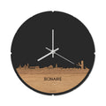 Skyline Klok Rond Bonaire Eiken