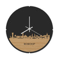 Skyline Klok Rond Boskoop Bamboe