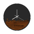 Skyline Klok Rond Boskoop Palissander