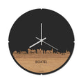 Skyline Klok Rond Boxtel Eiken