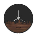 Skyline Klok Rond Brielle Noten
