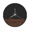 Skyline Klok Rond Cairo Noten