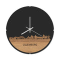 Skyline Klok Rond Culemborg Eiken