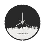 Skyline Klok Rond Culemborg Wit Glanzend