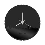 Skyline Klok Rond Dallas Zwart Glanzend