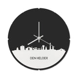 Skyline Klok Rond Den Helder Wit Glanzend