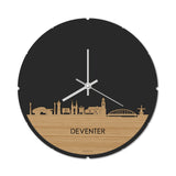 Skyline Klok Rond Deventer Bamboe
