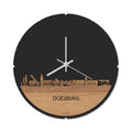 Skyline Klok Rond Doesburg Eiken