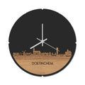 Skyline Klok Rond Doetinchem Eiken