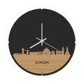 Skyline Klok Rond Dongen Bamboe