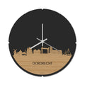 Skyline Klok Rond Dordrecht Bamboe