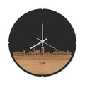 Skyline Klok Rond Ede Eiken