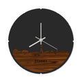 Skyline Klok Rond Eemnes Palissander
