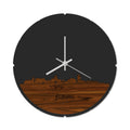 Skyline Klok Rond Elburg Palissander