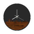 Skyline Klok Rond Emmen Palissander