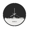 Skyline Klok Rond Ermelo Wit Glanzend