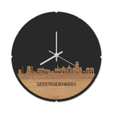 Skyline Klok Rond Geertruidenberg Eiken