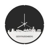 Skyline Klok Rond Geertruidenberg Wit Glanzend