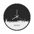 Skyline Klok Rond Geldrop Wit Glanzend