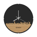 Skyline Klok Rond Gemert Bamboe