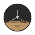 Skyline Klok Rond Gouda Bamboe