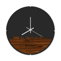 Skyline Klok Rond Groenlo Palissander