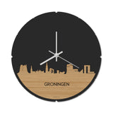 Skyline Klok Rond Groningen Bamboe