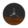 Skyline Klok Rond Groningen Palissander