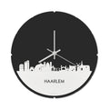 Skyline Clock Round Haarlem White Glossy