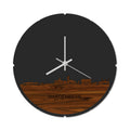 Skyline Klok Rond Hardenberg Palissander