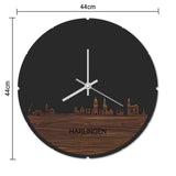 Skyline Klok Harlingen Eiken houten cadeau decoratie relatiegeschenk van WoodWideCities