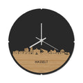 Skyline Klok Rond Hasselt Bamboe