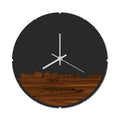 Skyline Klok Rond Heerenveen Palissander