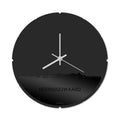 Skyline Clock Round Heerhugowaard Black Glossy