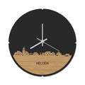 Skyline Klok Rond Helden Bamboe