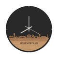 Skyline Klok Rond Hellevoetsluis Eiken
