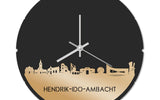 Skyline Klok Rond Hendrik-Ido-Ambacht Goud Metallic
