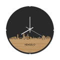 Skyline Klok Rond Hengelo Bamboe
