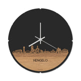 Skyline Klok Rond Hengelo Eiken